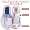 LUXRUB Plantar Fasciitis Massage Slippers Men Women Foot Massage Shoes Acupressure Shiatsu Therapeutic Reflex Sandals for Pain Relief in The Arch of Foot (Color : Black, Size : 7.5/8) view 3
