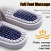 Plantar Fasciitis Massage Slippers Men Women Deep Tissue Reflexology Sandals Promoting Blood Circulation Myofascial Release Trigger Point Acupuncture Relaxation Bath Shower Shoes (Color : Blue, Size view 3