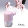 Altsuceser Portable Contact Cleaning Bottle Washer with Tweezer Drawstring, Contact-Lens Cleaner Manual Cleaner Machine for Contact-Lens Pink view 3