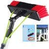 8m Water Fed Window Cleaning Pole Solar Panel Cleaner Roof Brush Extendable Extra Long Duster 8m Pole 30cm Brush Head, 8m Rod view 1