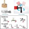 8m Water Fed Window Cleaning Pole Solar Panel Cleaner Roof Brush Extendable Extra Long Duster 8m Pole 30cm Brush Head, 8m Rod view 4