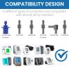 Small Blood Pressure Cuff for Pediatric/Kids, Child Blood Pressure Cuff(15-22cm) with 6 Different Blood Pressure Connectors are Compatible with Almost All Bp Monitors view 2