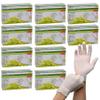 KLEEN CHEF Bulk Disposable Latex Gloves 1,000 Pcs Count, Powder Free, Cleaning and Food Prep Gloves, Food Safe, SMALL view 1
