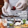 KLEEN CHEF Bulk Disposable Latex Gloves 1,000 Pcs Count, Powder Free, Cleaning and Food Prep Gloves, Food Safe, SMALL view 3