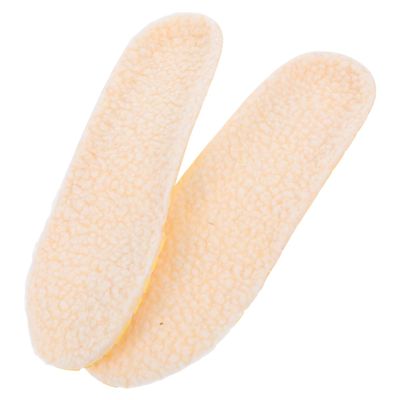 2 Pair of Imitation Insoles Thickened Warm Breathable Plush Shoe Pads Liner Inserts for Shoes Size