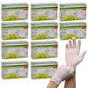 KLEEN CHEF Bulk Disposable Latex Gloves 1,000 Pcs Count, Powder Free Latex Gloves, Cleaning and Food Prep Gloves, Food Safe Plastic Gloves, LARGE view 1