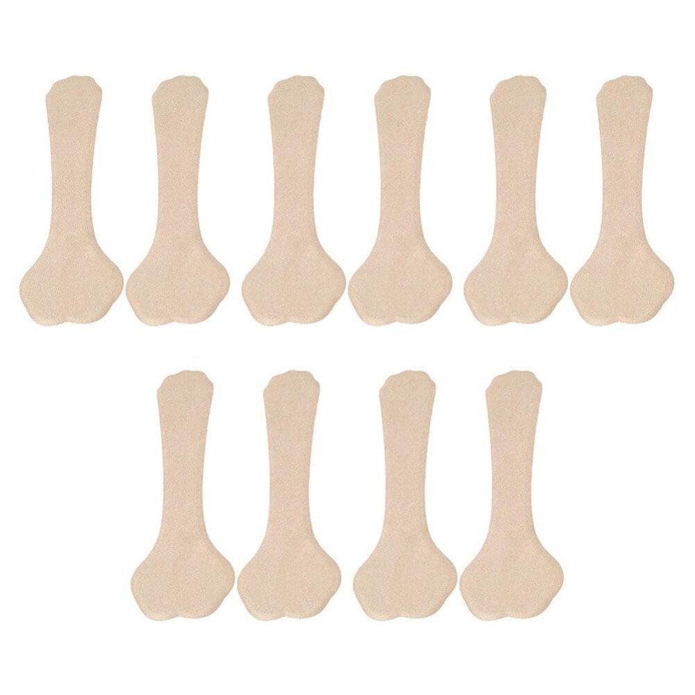 1 Set 5 Pairs Anti-wear Seven-Point pad Sandals Heels Gel Shoe Inserts Straps Heels for Women Heel Petals Heel Inserts Pads Shoes Self Adhesive Insoles Non Insoles Soft