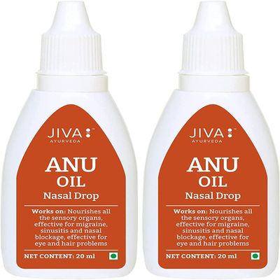Anu Oil - Anu Tail - 20 ml - Pack of 2 - Pure Herbs Used, Unblocks Nasal Congestion
