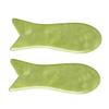 Beavorty Jade Gua Sha Board Handheld Scraping Tool for Body Massage and Pain Relief Suitable for Neck Back Shoulder Foot Care 3.77X1.29X0.39 Inches view 1