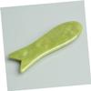 Beavorty Jade Gua Sha Board Handheld Scraping Tool for Body Massage and Pain Relief Suitable for Neck Back Shoulder Foot Care 3.77X1.29X0.39 Inches view 2
