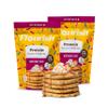 Flourish Protein Pancake & Waffle Mix, with Whey Protein & Flax Seed, No Added Sugar, High in Protein & Fiber - Just Add Water - Birthday Cake Flavour 16oz (2 pack) view 1