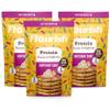Flourish Protein Pancake & Waffle Mix, with Whey Protein & Flax Seed, No Added Sugar, High in Protein & Fiber - Just Add Water - Birthday Cake Flavour, 430g (3 Pack) - Made in Canada view 1