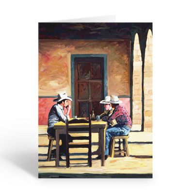 Stonehouse Collection, Mexican Cowboy Note Card, Vaqueros Note Card, Set of 10 - USA Made (Vaqueros)