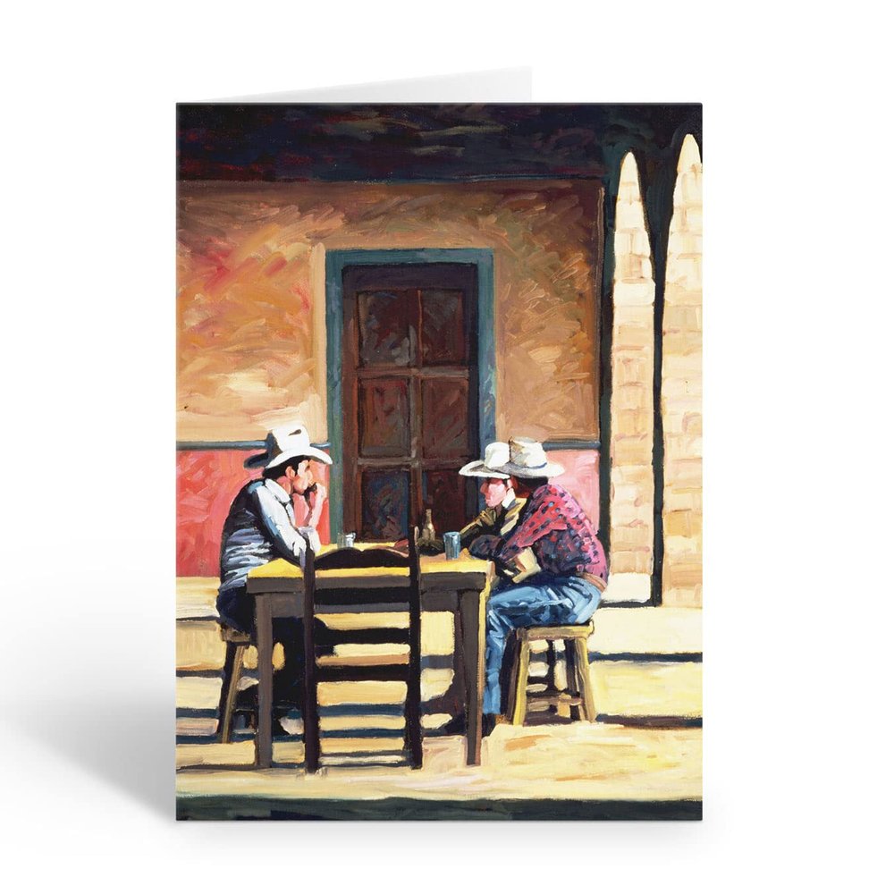 Stonehouse Collection, Mexican Cowboy Note Card, Vaqueros Note Card, Set of 10 - USA Made (Vaqueros)