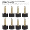 24pcs Heel Set, High Heel Tips Replacement Protectors, Non Slip Shoe Repair Tip Taps, Heel Dowels Protector (10x10cm) view 2