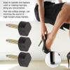 24pcs Heel Set, High Heel Tips Replacement Protectors, Non Slip Shoe Repair Tip Taps, Heel Dowels Protector (10x10cm) view 3