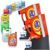 TidyFriend 2 Pack Liquid Laundry Detergent Holder Stand with Strap, Drip Tray & Rubber Feet, Stand for Laundry Room Organization and Storage, Fabric Softener Dispenser Holder for Easy Pouring (Black) view 1