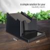 TidyFriend 2 Pack Liquid Laundry Detergent Holder Stand with Strap, Drip Tray & Rubber Feet, Stand for Laundry Room Organization and Storage, Fabric Softener Dispenser Holder for Easy Pouring (Black) view 2