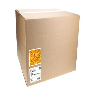 Essentials by Leisure Arts Crinkle Shred Box, Yellow, 10lbs Shredded Paper Filler, Crinkle Cut Paper Shred Filler, Box Filler, Shredded Paper for Gift Box, Paper Crinkle Filler, Box Filling