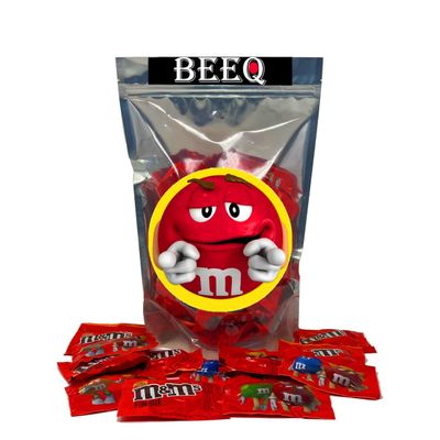 BEEQ M&M'S Peanut butter Fun Size Red Candy- Bulk Pack,2 Pounds