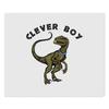 Azeeda 2 x 'Clever Boy Dinosaur' Microfibre Lens/Glasses Cleaning Cloths (LC00020701) view 1