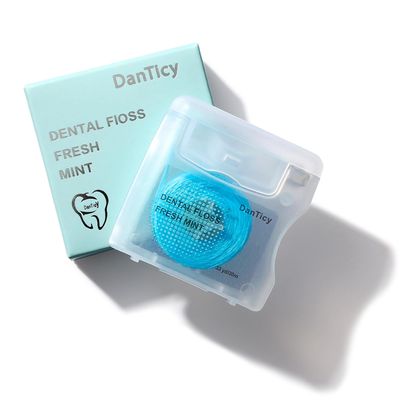 Coconut-Oil Infused Woven Dental Floss,Deep Clean Natural Vegetable Waxed Floss,Extra Wide Cleaning and Slides Smoothly & Easily,PFAS Free | Mint Flavored(33 Yds x 1 Unit)