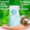 Coconut-Oil Infused Woven Dental Floss,Deep Clean Natural Vegetable Waxed Floss,Extra Wide Cleaning and Slides Smoothly & Easily,PFAS Free | Mint Flavored(33 Yds x 1 Unit) view 4