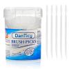 DanTicy Brushpicks Interdental Toothpicks,Soft Bristle Dental Floss Picks Toothpicks,Helps Removes Plaque and Debris Between Your Teeth 300PCS (Pack of 1) view 1