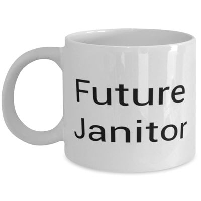 Appreciation Janitor Gifts, Future Janitor, Janitor 11oz 15oz Mug From Friends, Cup For Men Women, Gifts for janitors, Janitor gift ideas, Unique gifts for janitors, Personalized janitor gifts, Custom