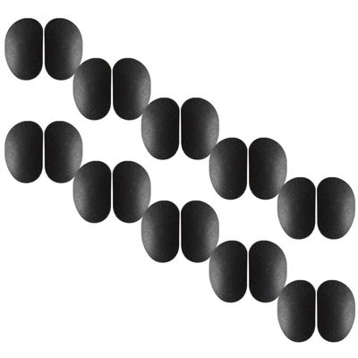 EXCEART 10pairs Comfortable Silicone Eyeglass Nose Pads -Skid Cushions for Sunglasses and Optical Glasses Replacement for Worn Broken Nose Supports