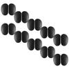 EXCEART 10pairs Comfortable Silicone Eyeglass Nose Pads -Skid Cushions for Sunglasses and Optical Glasses Replacement for Worn Broken Nose Supports view 1