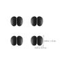 EXCEART 10pairs Comfortable Silicone Eyeglass Nose Pads -Skid Cushions for Sunglasses and Optical Glasses Replacement for Worn Broken Nose Supports view 2