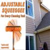 1.5-to-4 ft Cobweb Duster & Window Squeegee with Extension Pole // Spider Web Cleaner Cobweb Brush for Outdoor & Indoor Web Cleaning // Lightweight & Sturdy Telescopic Pole view 3
