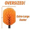 36 Foot Exterior House Cleaning Brush Set & Cobweb Duster with 7-30 ft Extension Pole // Vinyl Siding Brushes with Telescopic Extendable Pole & Window Cleaning Squeegee Tool view 2