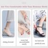 1 Pair Pigskin High Heel Shoe Insoles for Women, 3/4 Invisible Self-Adhesive Barefoot Shoe Inserts for Women Dress Shoes Sandals Flats and Boots view 2