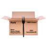 Concessionaire Heavy Weight Disposable Fork, Black (Case of 1,000) view 1