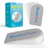 Sumifun Heel Lift, 4-Layer 1 Inch Gel Shoe Lifts for Women Uneven Legs, Adjustable Orthopedic Heel Lifts for Heel Pain and Leg Length Discrepancy, Heel Wedge Inserts 1/4" 1/2" 3/4" (Size L, Gray) view 1