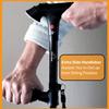 VIVA CARE Walking Cane with Light & Alarm - Foldable, Adjustable, Lightweight, for Balance & Stability for Adults, Seniors, & Injured. [Black] view 4
