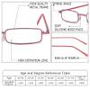 REAVEE 4 Pack Slim Pen Reading Glasses for Women Stylish Small Metal Tube Readers Spring Hinge with Portable Clip Case, Red Gold Pink Blue 3.75 view 3