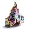 FIDEMM Natural Crystal Rough Natural Green Metal Stone Bismuth Ore Rough Pyramid Beautiful Gift Rainbow Bismuth Specimen Crystal 1Pcs Healing Mineral (Color : 1pcs, Size : 20-29g) view 3