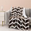 VENTIMI Electric Blanket Heated Throw, 50" x 60" Heated Blanket with 5 Heat Levels & 3 Hours Auto Off, Fast Heating Blanket with ETL & FCC Certification, Coffee view 1