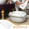 Lurrose 80pcs Disposable Foot Tub Liners Soaking Liners for Foot Bath Spa Thick and Breathable Soak Pouches for Home Pedicure Use Protects from Dirt and Enhances Relaxation view 2