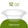 PLASTICPRO 80 Pack Clear Plastic Soup Bowls 12 oz Bulk Pack Durable Disposable Plastic Bowls for Parties Events BBQ view 3