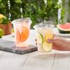 GUSTO Clear Plastic Cups with Lids [16 oz - 100 Count] - Disposable Iced Coffee Drink Cups with Strawless Sip Lids for Smoothies, Juices, and More - (Formerly Comfy Package) view 3