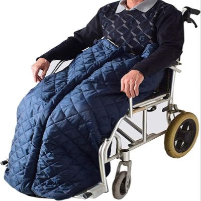 Wheelchair Blanket Waterproof - Windproof Waterproof Fleece Lined Wheelchair Cozy Cover Universal Wheelchair Accessory for Covers Leg and Lower Body