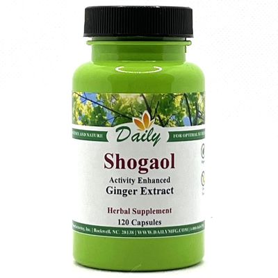 Daily Manufacturing 6-Shogaol (derived from 6-gingerol, Non-GMO Ginger Extract) 120 Vegetarian Capsules