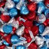 90 Pcs Patriotic Candy Kisses Chocolate with Red, Blue, & Silver Candy for 4th of July (Approx. 90 Pcs) view 1