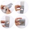 AUEAR, 50 Pack of Kraft Gift Boxes with Clear Plastic Heart Window 2x2x2 inch Grey Treat for Cake Candy Cookies Dessert view 3