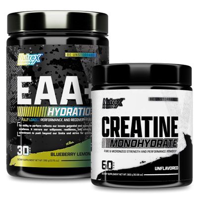 Nutrex Research EAA Hydration Blueberry Lemonade Aminos & Creatine Monohydrate Powder