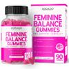 Feminine Balance For Women Gummies & PMS Gummies (90 Count) - Natural Feminine Balance for Women - Cramps, Bloating, Mood Swings, Hot Flashes - Formulated with Cranberry, Dong Quai & Chasteberry view 1